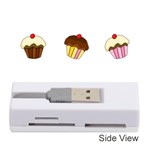 Colorful cupcakes  Memory Card Reader (Stick) 