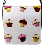 Colorful cupcakes  Flap Messenger Bag (S)