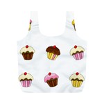 Colorful cupcakes  Full Print Recycle Bags (M) 