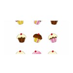 Colorful cupcakes  Satin Wrap