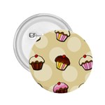Colorful cupcakes pattern 2.25  Buttons