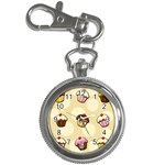 Colorful cupcakes pattern Key Chain Watches