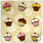 Colorful cupcakes pattern Canvas 12  x 12  