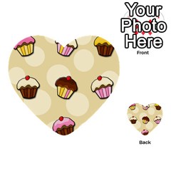 Colorful cupcakes pattern Multi Front 6