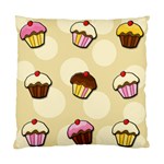 Colorful cupcakes pattern Standard Cushion Case (One Side)