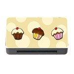Colorful cupcakes pattern Memory Card Reader with CF