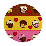 Love cupcakes Ornament (Round) 