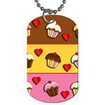 Love cupcakes Dog Tag (One Side)