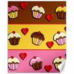 Love cupcakes Canvas 11  x 14  