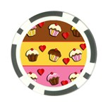Love cupcakes Poker Chip Card Guards