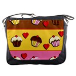 Love cupcakes Messenger Bags