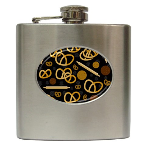 Bakery 2 Hip Flask (6 oz) from ZippyPress Front
