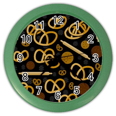 Bakery 2 Color Wall Clocks from ZippyPress Front