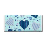 Light and Dark Blue Hearts Cosmetic Storage Cases