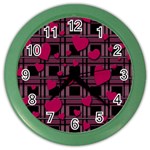 Harts pattern Color Wall Clocks