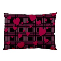 Harts pattern Pillow Case (Two Sides) from ZippyPress Front