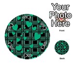 Green love Playing Cards 54 (Round) 