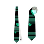Green love Neckties (One Side) 