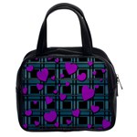 Purple love Classic Handbags (2 Sides)