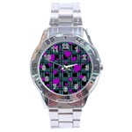 Purple love Stainless Steel Analogue Watch