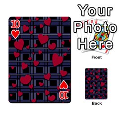 Decorative love Playing Cards 54 Designs  from ZippyPress Front - Heart10