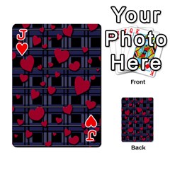 Jack Decorative love Playing Cards 54 Designs  from ZippyPress Front - HeartJ