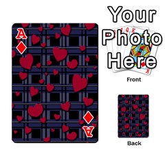 Ace Decorative love Playing Cards 54 Designs  from ZippyPress Front - DiamondA