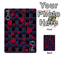 Decorative love Playing Cards 54 Designs  from ZippyPress Front - Spade7