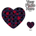 Decorative love Multi-purpose Cards (Heart) 