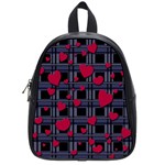 Decorative love School Bags (Small) 