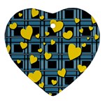 Love design Heart Ornament (2 Sides)