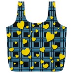Love design Full Print Recycle Bags (L) 