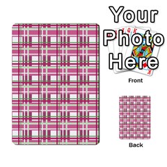 Pink plaid pattern Multi Back 51