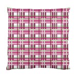 Pink plaid pattern Standard Cushion Case (Two Sides)