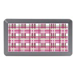 Pink plaid pattern Memory Card Reader (Mini)