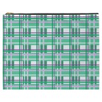 Green plaid pattern Cosmetic Bag (XXXL) 