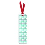 Green plaid pattern Small Book Marks