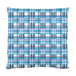 Blue plaid pattern Standard Cushion Case (One Side)