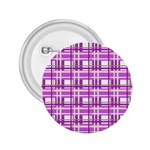 Purple plaid pattern 2.25  Buttons