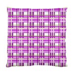 Purple plaid pattern Standard Cushion Case (One Side)