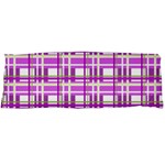 Purple plaid pattern Body Pillow Case Dakimakura (Two Sides)