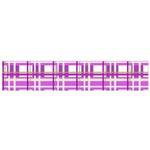 Purple plaid pattern Flano Scarf (Small)