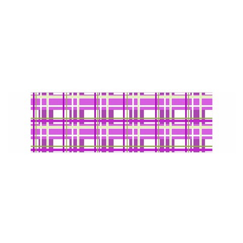 Purple plaid pattern Satin Scarf (Oblong) from ZippyPress Front
