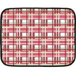 Red plaid pattern Fleece Blanket (Mini)