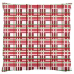 Red plaid pattern Standard Flano Cushion Case (Two Sides)