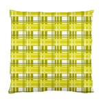 Yellow plaid pattern Standard Cushion Case (One Side)