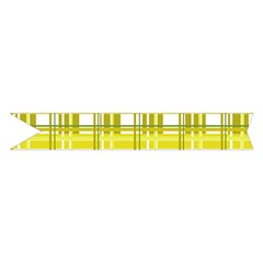 Yellow plaid pattern Midi Wrap Pencil Skirt from ZippyPress Hem