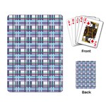 Decorative plaid pattern Playing Card