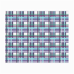 Decorative plaid pattern Small Glasses Cloth (2 Front