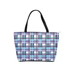 Decorative plaid pattern Shoulder Handbags